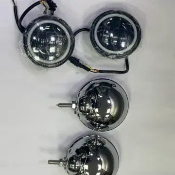 Fog Lights for Harley-Davidson with Chrome Consoles