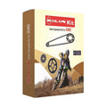 Chain and Sprocket kit for DUKE 200 KIT HPXR 206