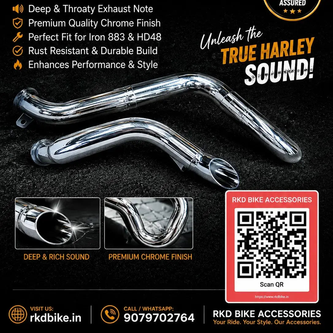 Harley-Davidson iron 883 exhaust