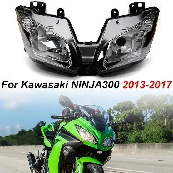 Kawasaki Ninja 300 Compatible OEM Design Clear Lens Headlight Assembly – RKD