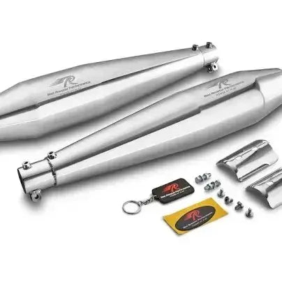 Red rooster performance exhaust for Interceptor 650 and continental Gt 650 stellar polish with Db killer