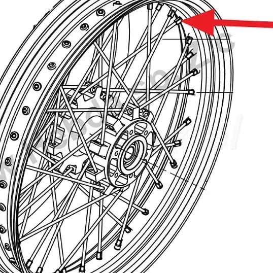 Outer spokes Benelli TRK 502X – RKD