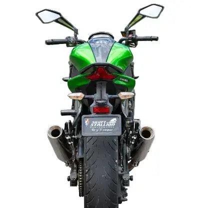 Kawasaki Z1000 slip-on exhaust finish