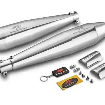 Red rooster performance exhaust for Interceptor 650 and Gt 650 stellar polish with Db killer