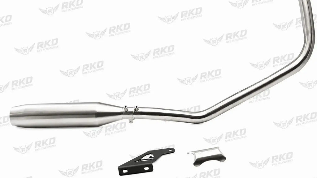 Triumph 400 exhaust black matte