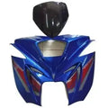 Visor for Hero Karizma R – Vibrant Blue – Front Fairing or Doom