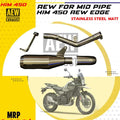 Aew exhaust kit for Himalayan 450